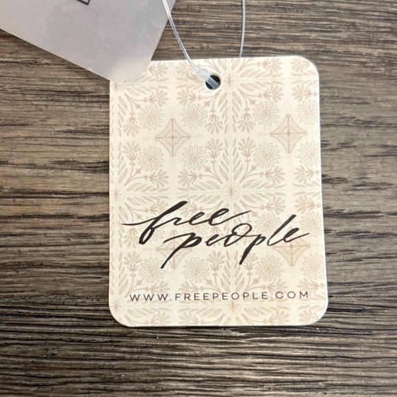 NWT Free People Cream Arlo Leather Hip Belt with Silver Buckle - Picture 8 of 11